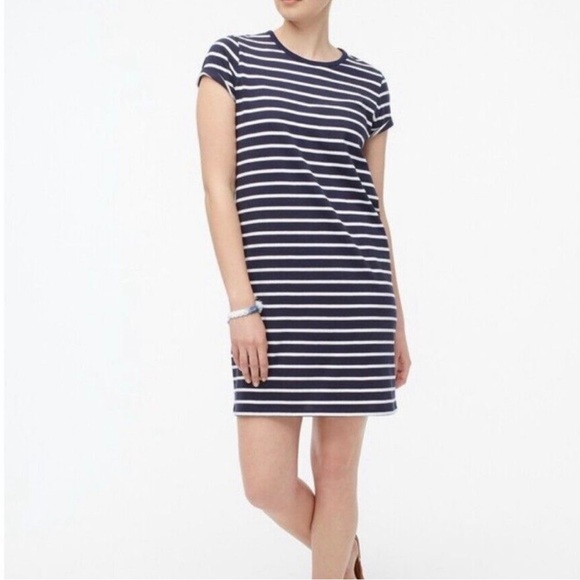 J. Crew Striped T Shirt Dress - Picture 13 of 14